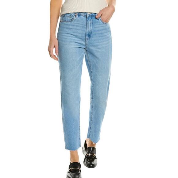 Blank NYC Denim - Blank NYC Cropped Jeans Sz 27 Madison Raw Hem We Out light wash NWT Y2K